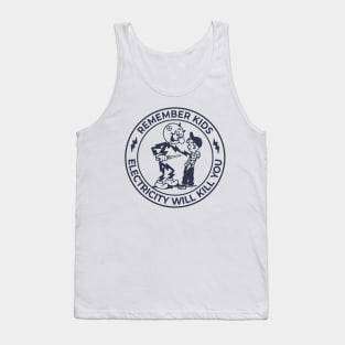 Electricity Warning Tank Top